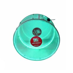 LED DRUM Davul HANDMADE Profi 52 cm. Plexi Schlagzeug Dhol Trommel mit LED,s