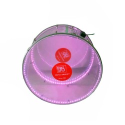 LED DRUM Davul HANDMADE Profi 52 cm. Plexi Schlagzeug Dhol Trommel mit LED,s