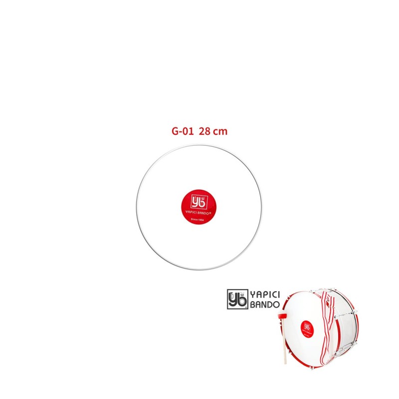 Yapıcı Bando G-01 28. cm Snare Drum Glasfell