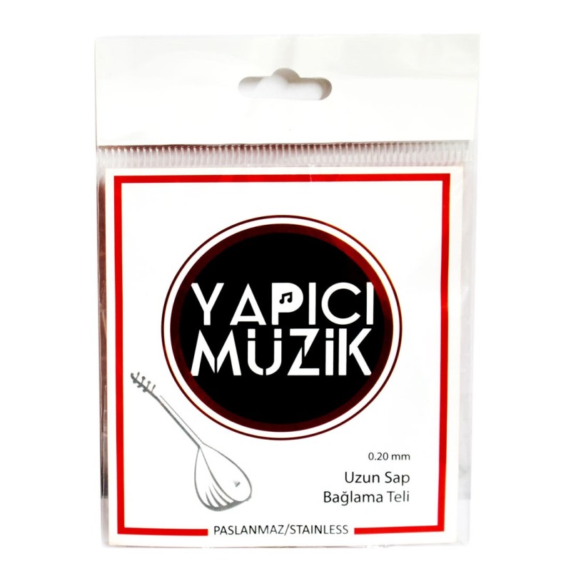 Yapıcı Müzik YPK-020 0,20 Langstielige Baglama Saite Verpackt